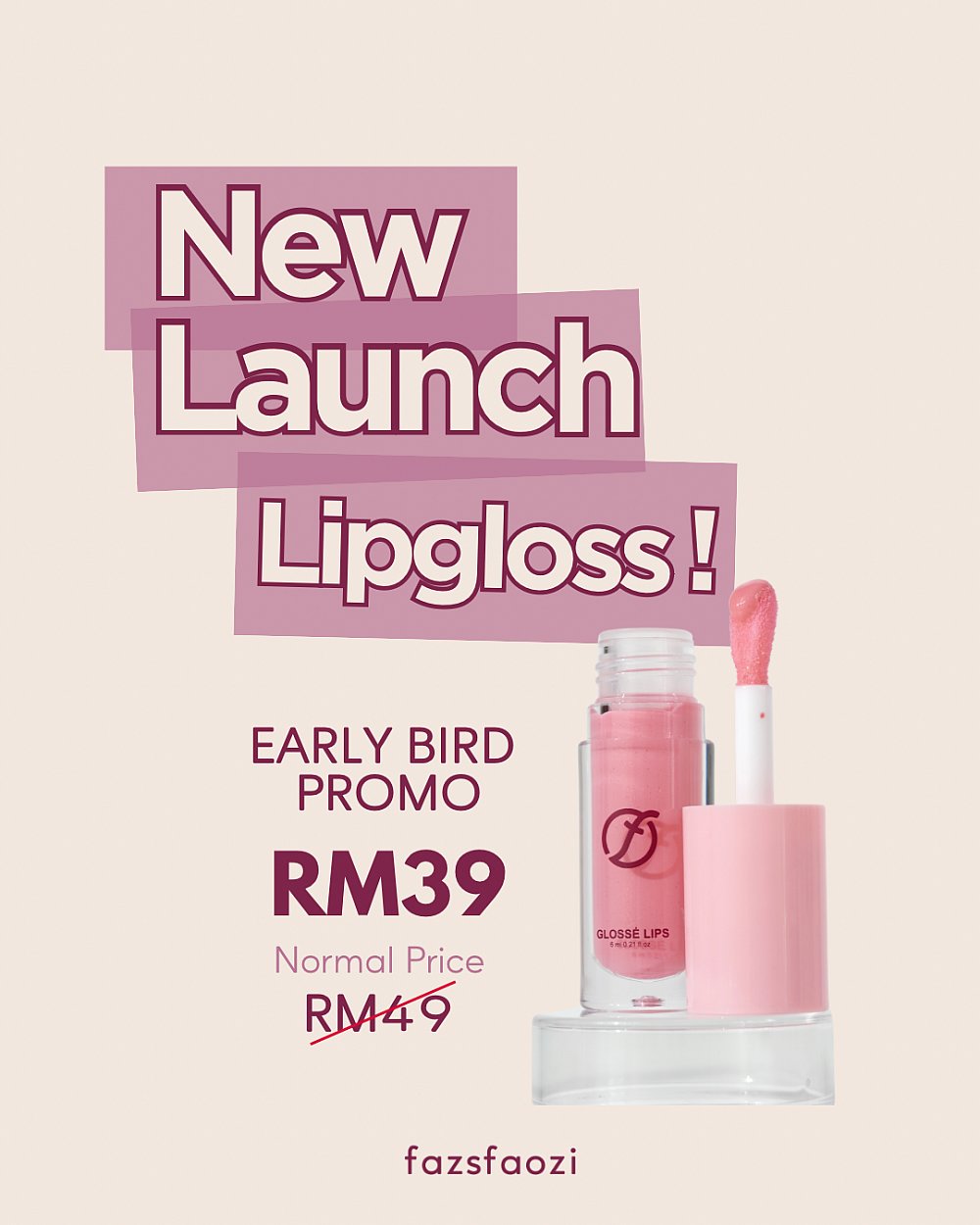 FF LIP GLOSSÉ | LIP GLOSS | PELEMBAB BIBIR